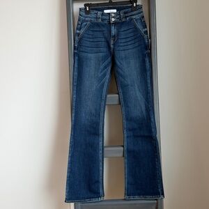 Kancan Bootcut Jeans (Style KC8600D), size 7/27: New Without Tags